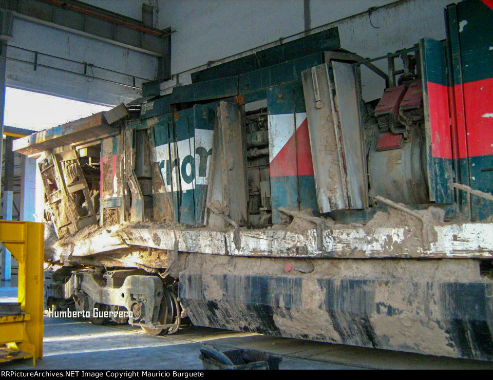 FXE Super 7 Locomotive wrecked at Silao